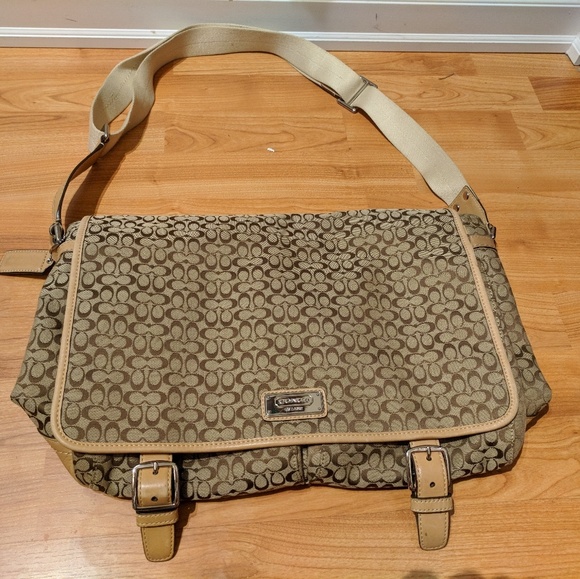 Coach Bags Coach Signature Messenger Laptop Bag Poshmark